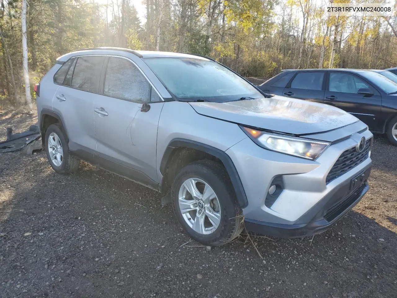2T3R1RFVXMC240008 2021 Toyota Rav4 Xle