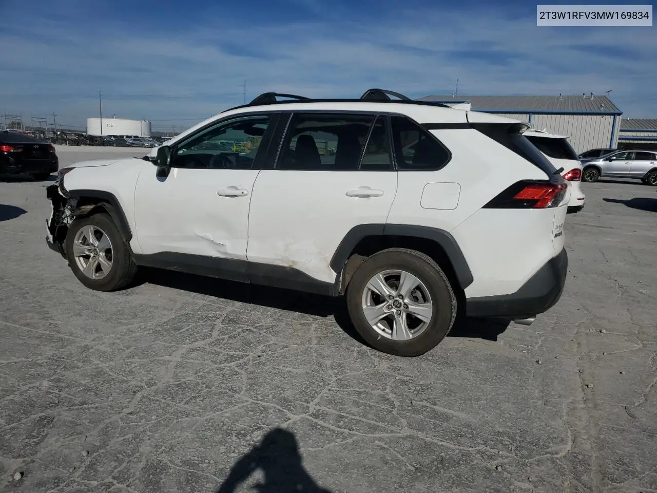 2T3W1RFV3MW169834 2021 Toyota Rav4 Xle