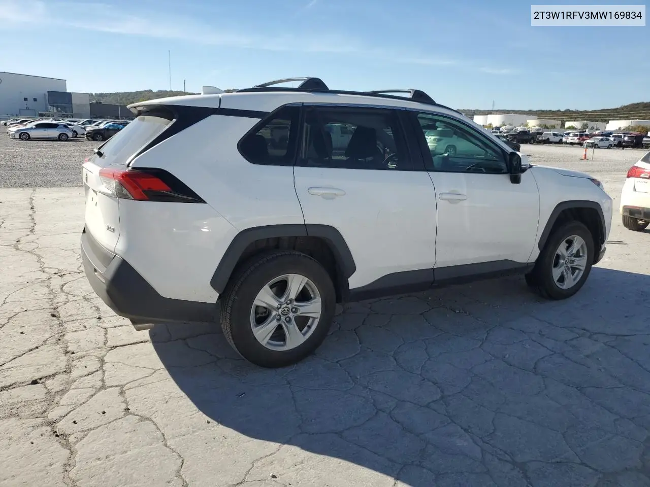 2T3W1RFV3MW169834 2021 Toyota Rav4 Xle