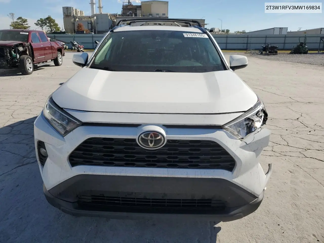 2T3W1RFV3MW169834 2021 Toyota Rav4 Xle