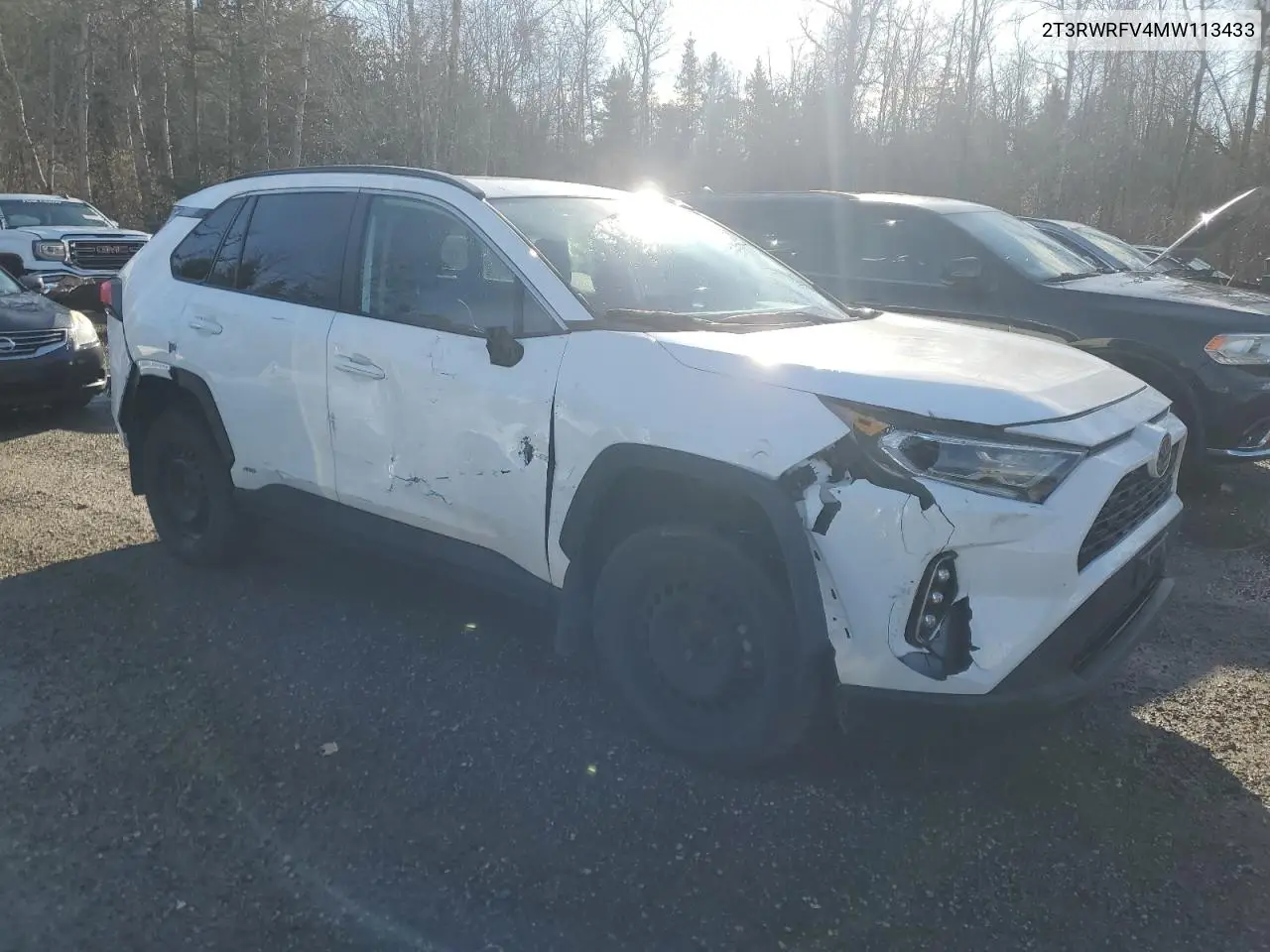 2T3RWRFV4MW113433 2021 Toyota Rav4 Xle