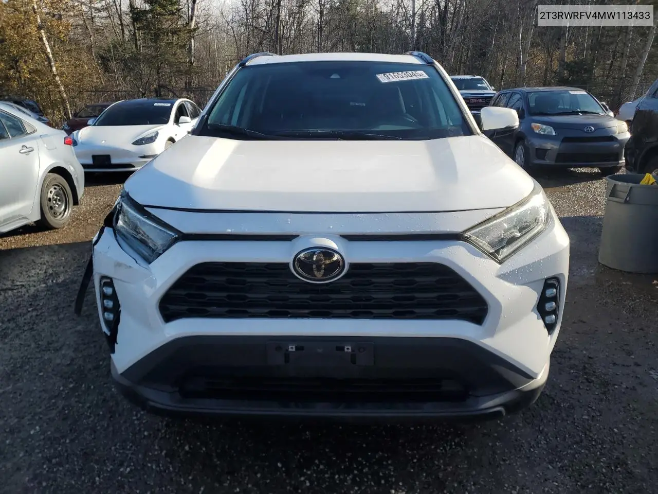 2T3RWRFV4MW113433 2021 Toyota Rav4 Xle