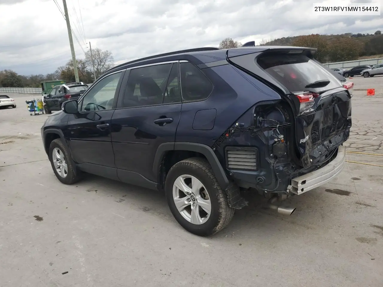 2T3W1RFV1MW154412 2021 Toyota Rav4 Xle