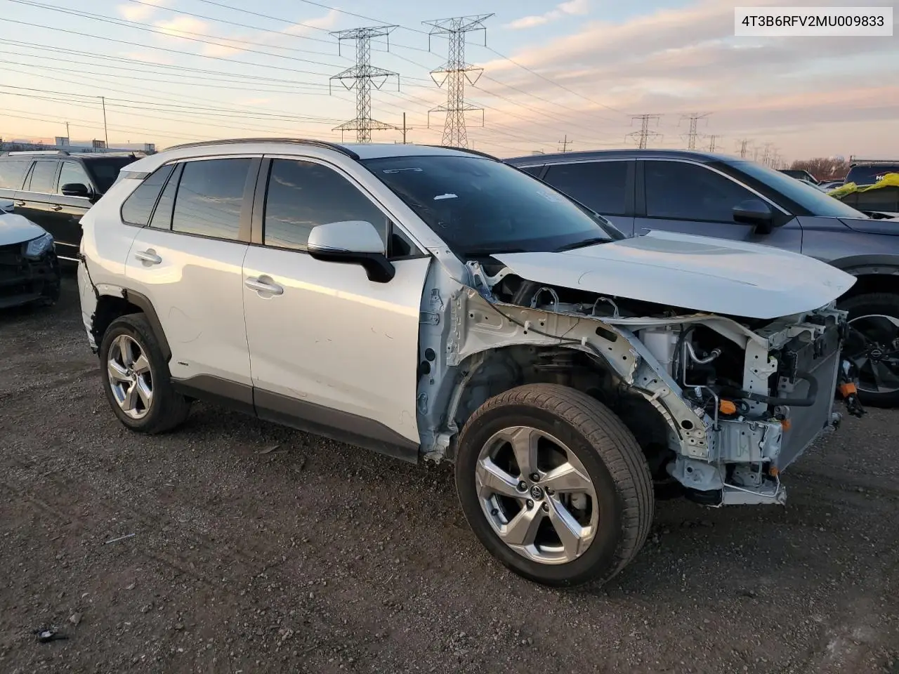 4T3B6RFV2MU009833 2021 Toyota Rav4 Xle Premium