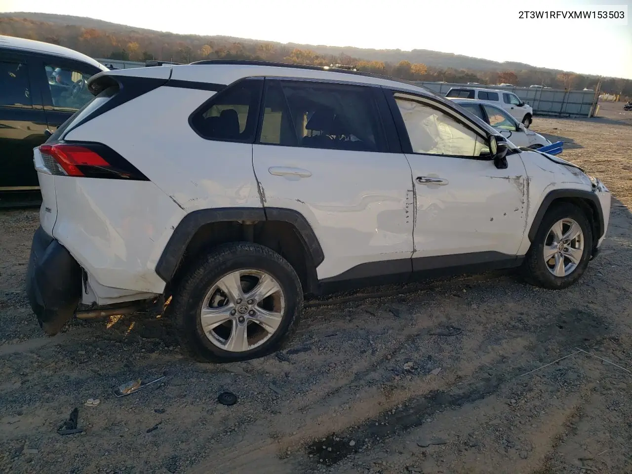 2T3W1RFVXMW153503 2021 Toyota Rav4 Xle