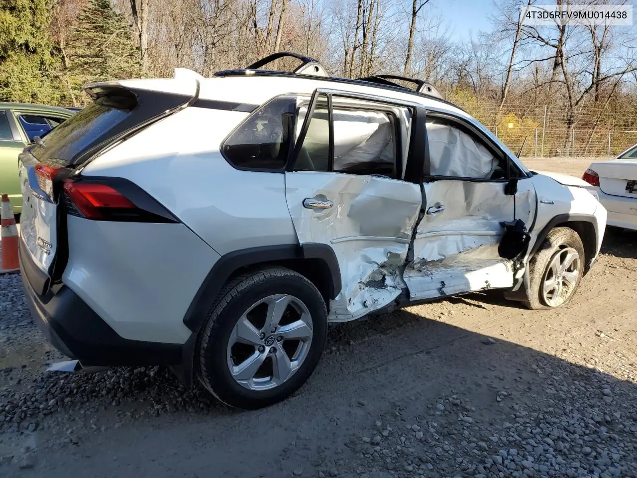 4T3D6RFV9MU014438 2021 Toyota Rav4 Limited
