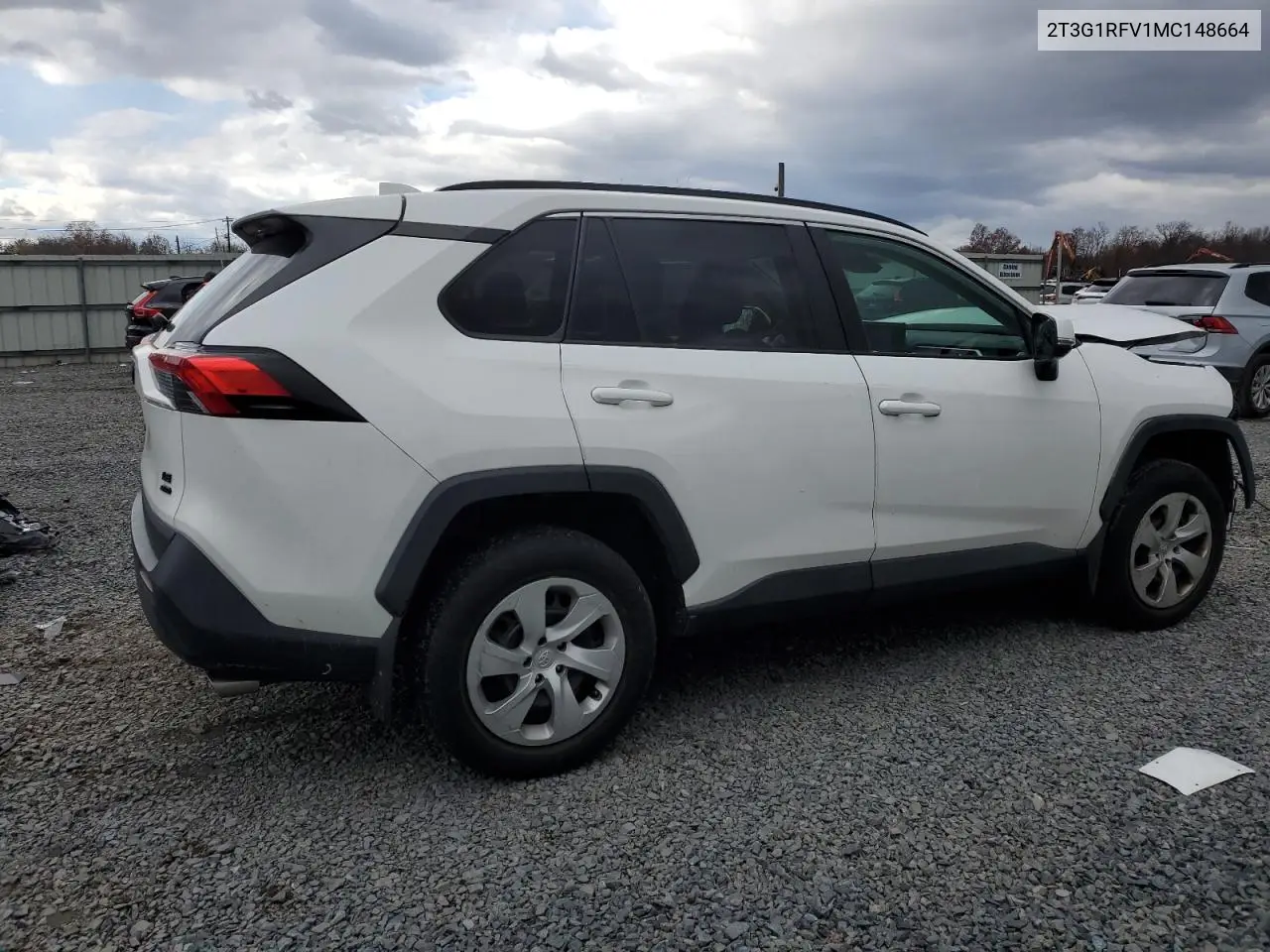 2T3G1RFV1MC148664 2021 Toyota Rav4 Le