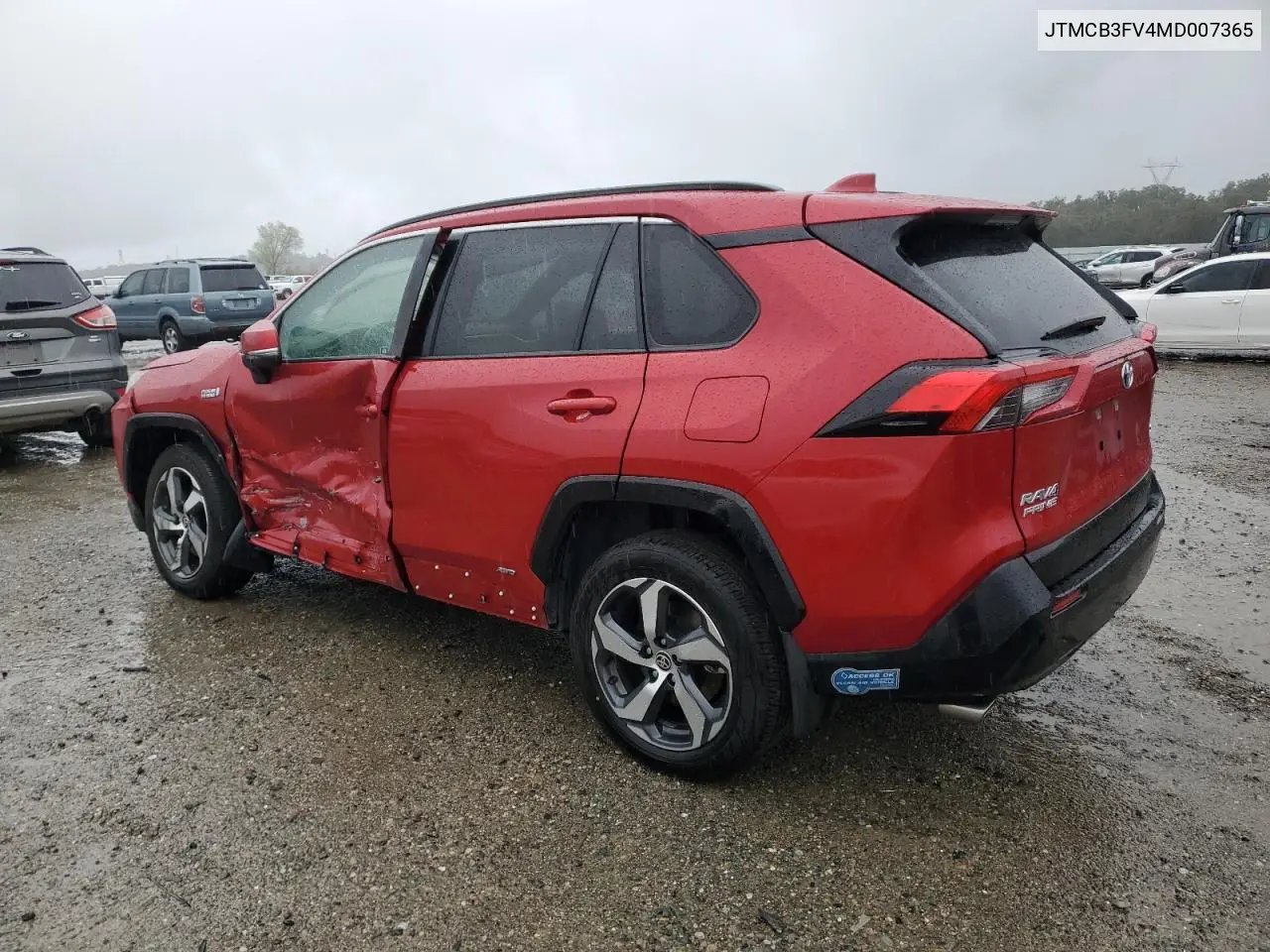 JTMCB3FV4MD007365 2021 Toyota Rav4 Prime Se