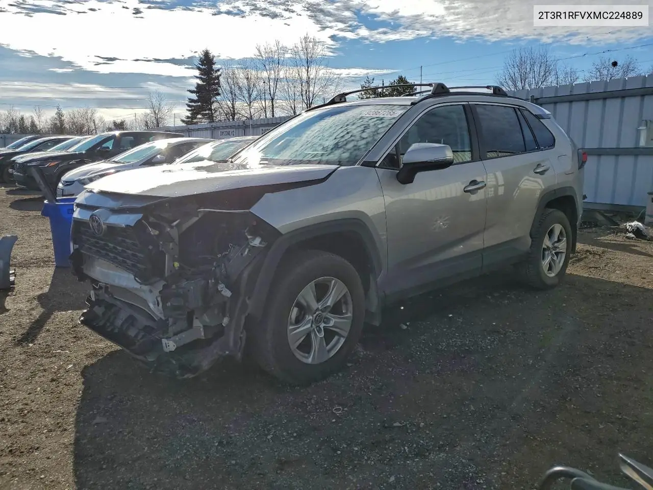 2T3R1RFVXMC224889 2021 Toyota Rav4 Xle