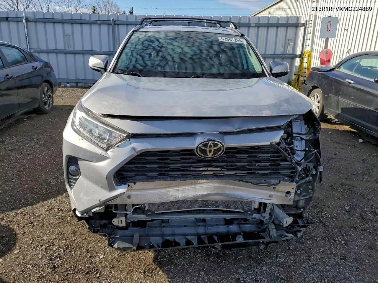 2T3R1RFVXMC224889 2021 Toyota Rav4 Xle