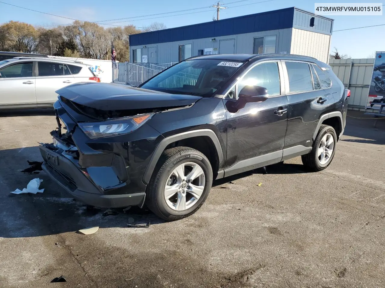 4T3MWRFV9MU015105 2021 Toyota Rav4 Le