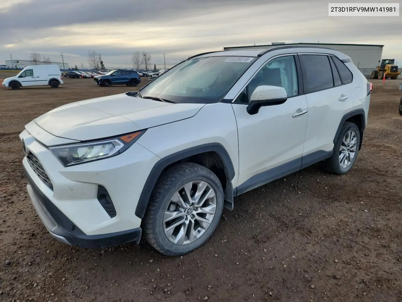 2T3D1RFV9MW141981 2021 Toyota Rav4 Limited