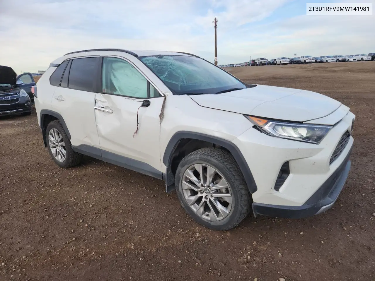 2T3D1RFV9MW141981 2021 Toyota Rav4 Limited