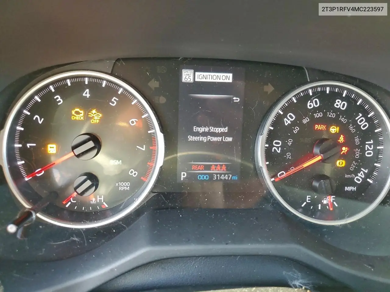 2T3P1RFV4MC223597 2021 Toyota Rav4 Xle