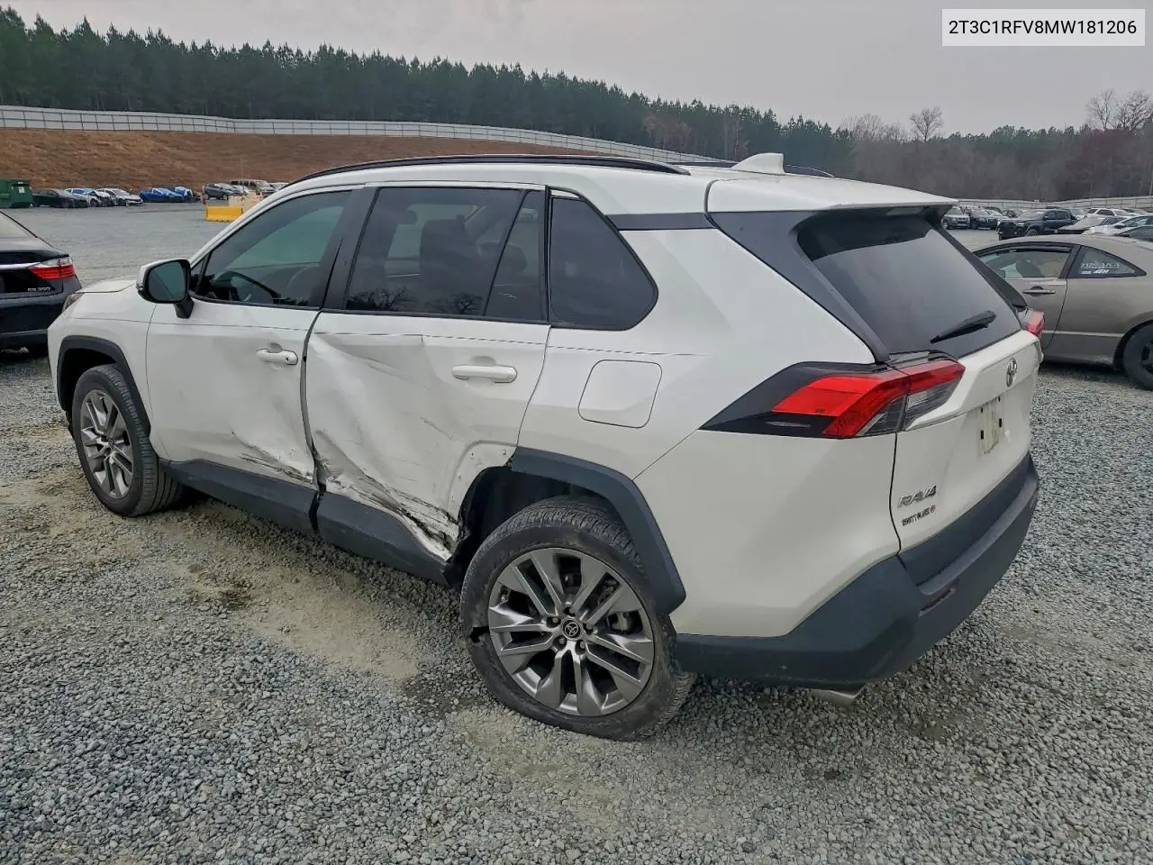 2T3C1RFV8MW181206 2021 Toyota Rav4 Xle Premium