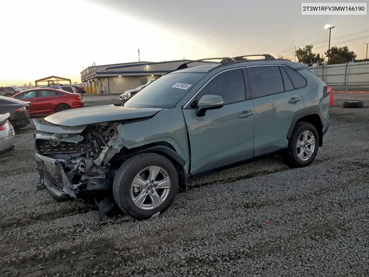 2T3W1RFV3MW166190 2021 Toyota Rav4 Xle