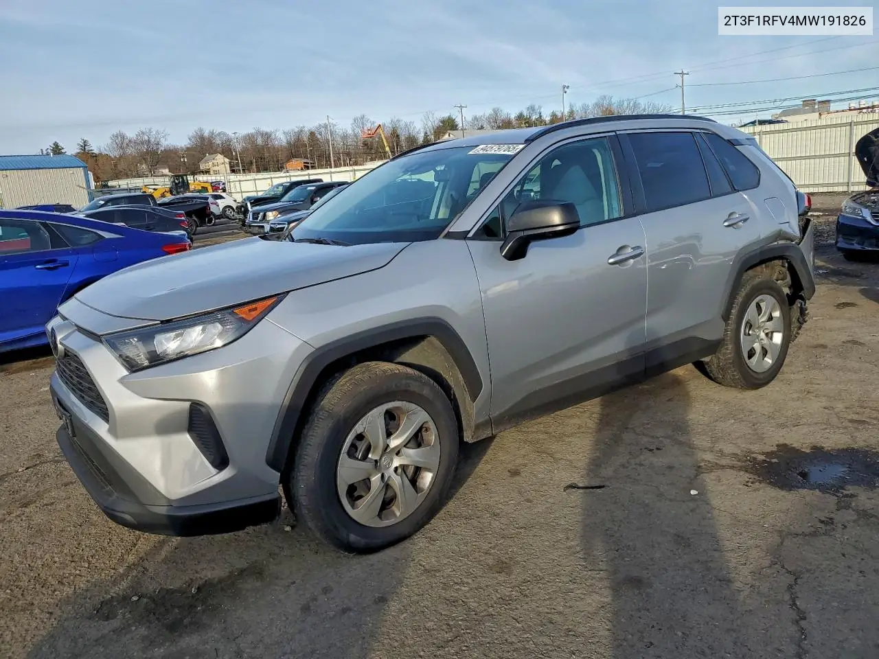 2T3F1RFV4MW191826 2021 Toyota Rav4 Le