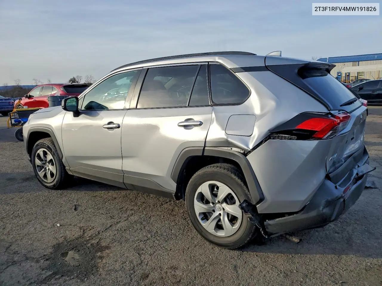 2T3F1RFV4MW191826 2021 Toyota Rav4 Le