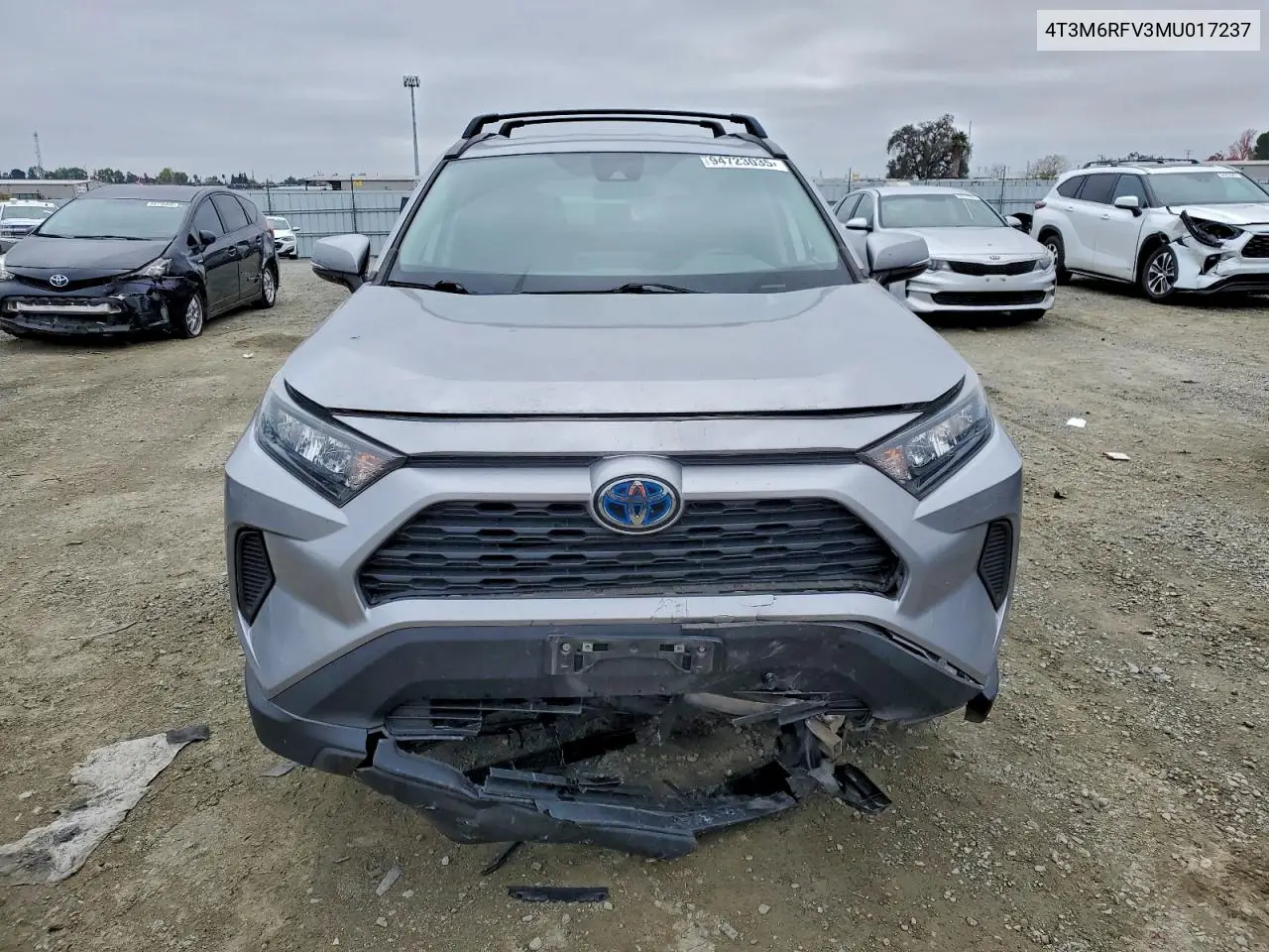 4T3M6RFV3MU017237 2021 Toyota Rav4 Le