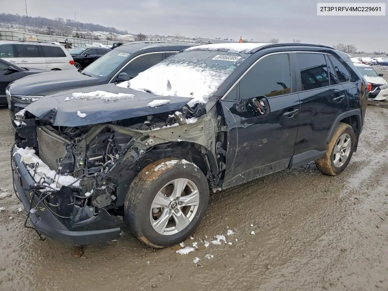 2T3P1RFV4MC229691 2021 Toyota Rav4 Xle