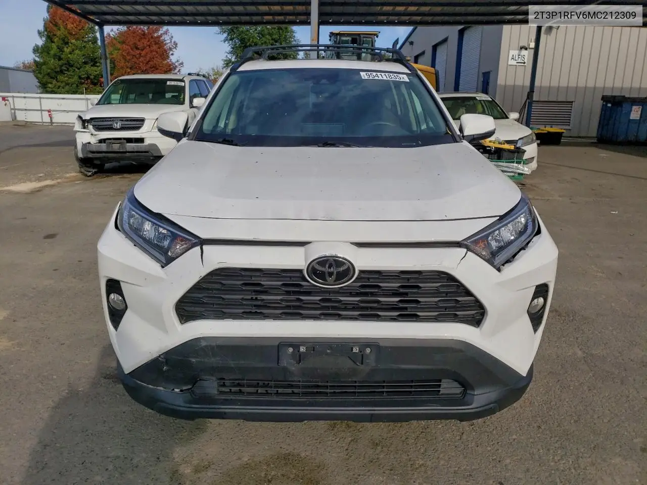 2T3P1RFV6MC212309 2021 Toyota Rav4 Xle