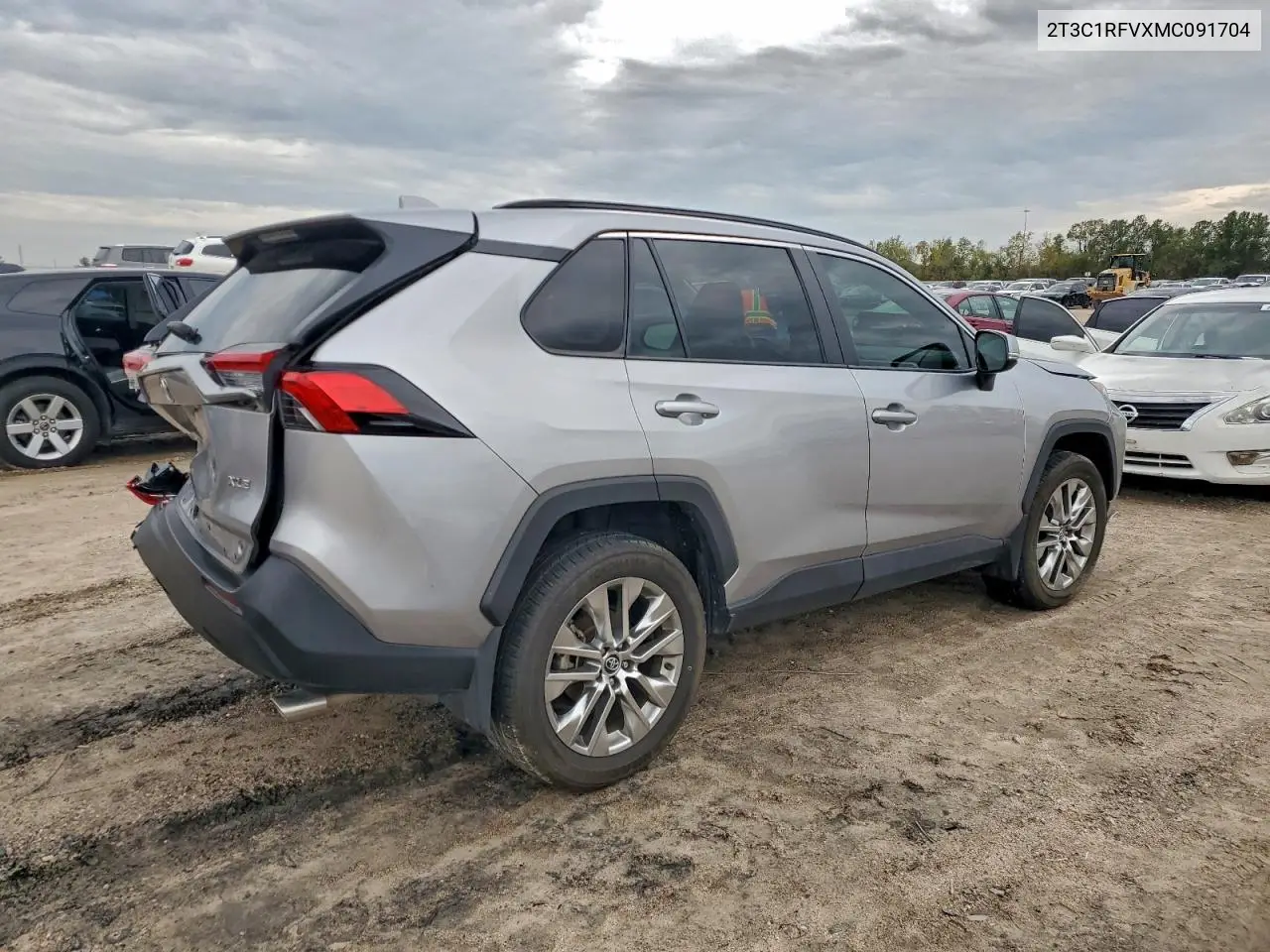 2T3C1RFVXMC091704 2021 Toyota Rav4 Xle Premium