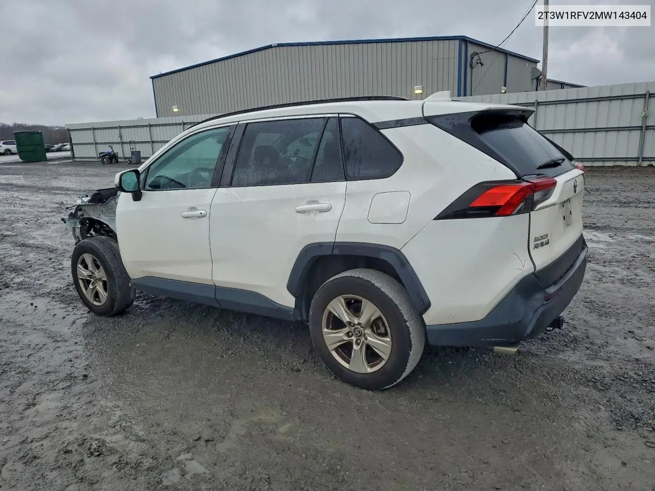 2T3W1RFV2MW143404 2021 Toyota Rav4 Xle