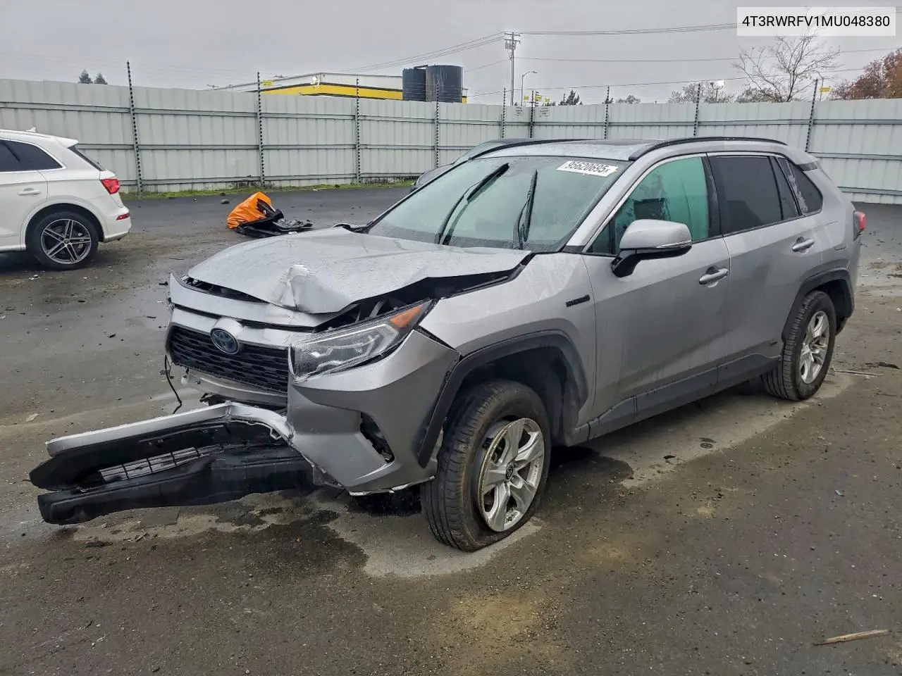 4T3RWRFV1MU048380 2021 Toyota Rav4 Xle