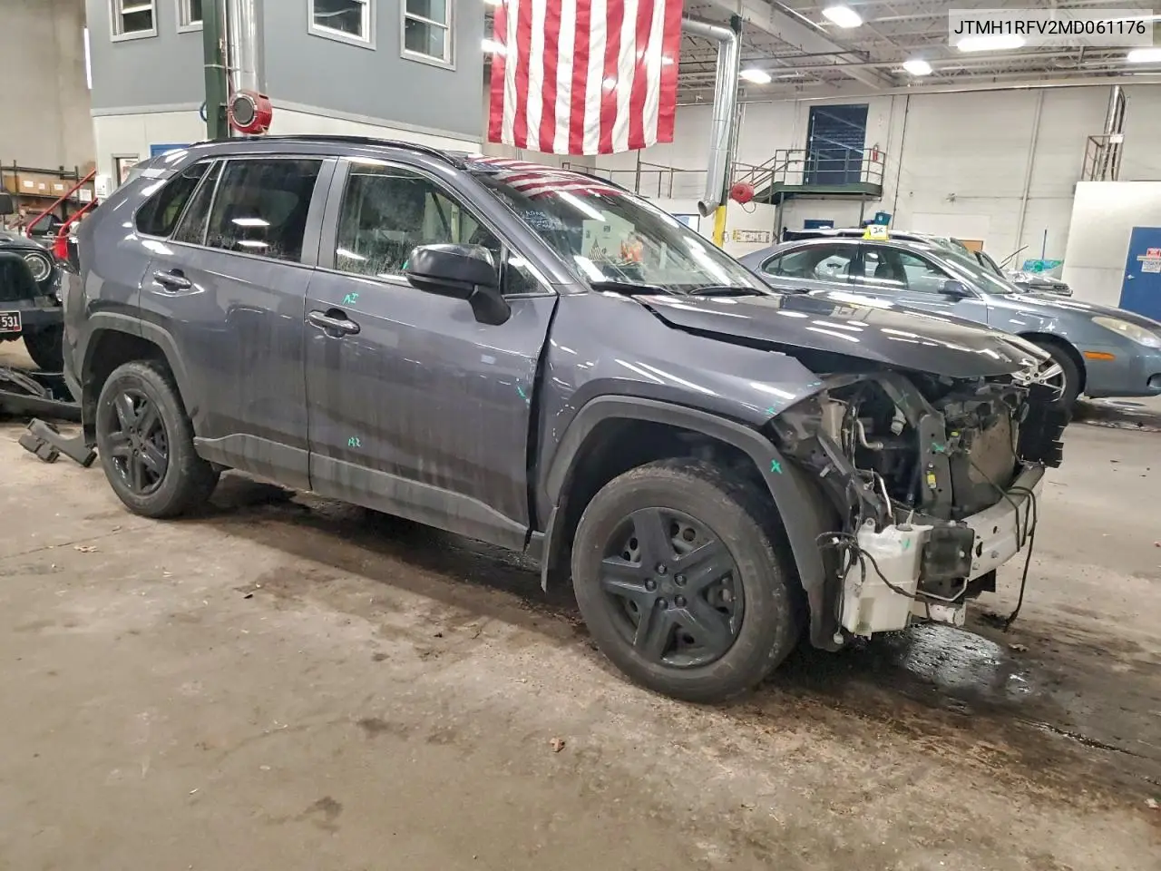 JTMH1RFV2MD061176 2021 Toyota Rav4 Le