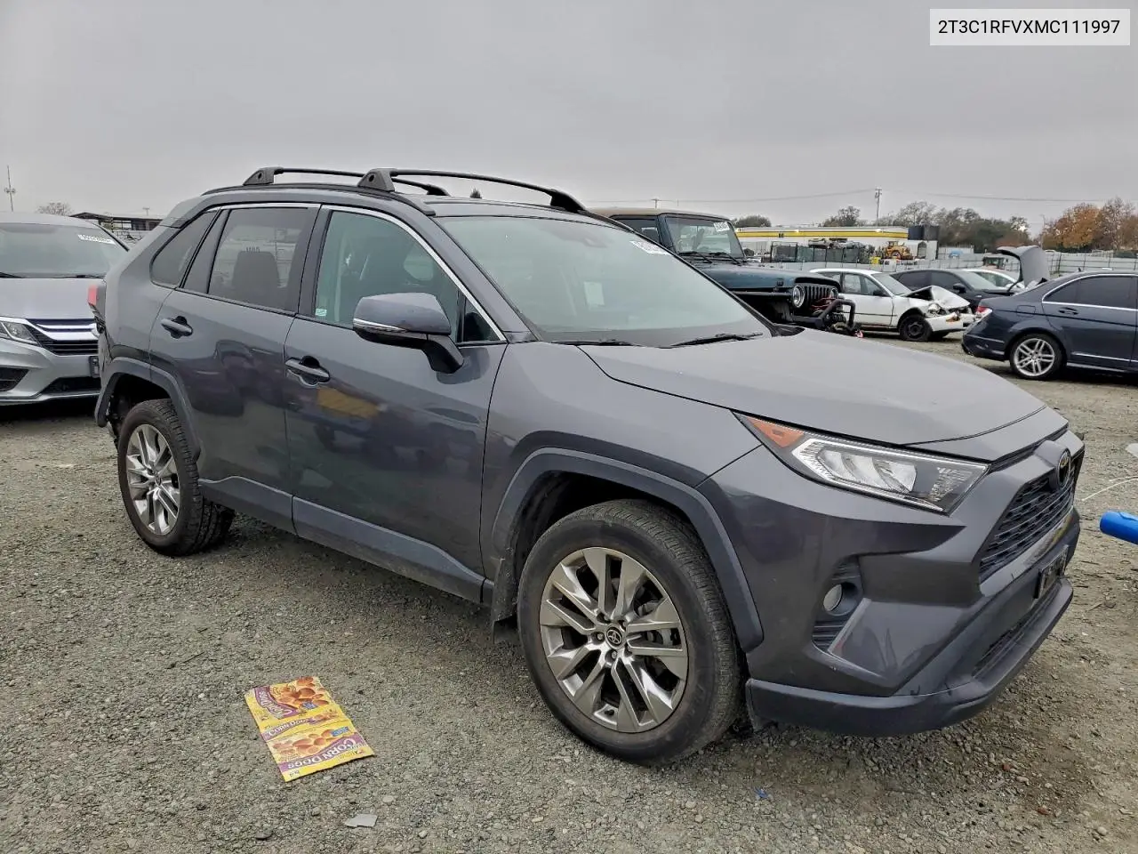 2T3C1RFVXMC111997 2021 Toyota Rav4 Xle Premium