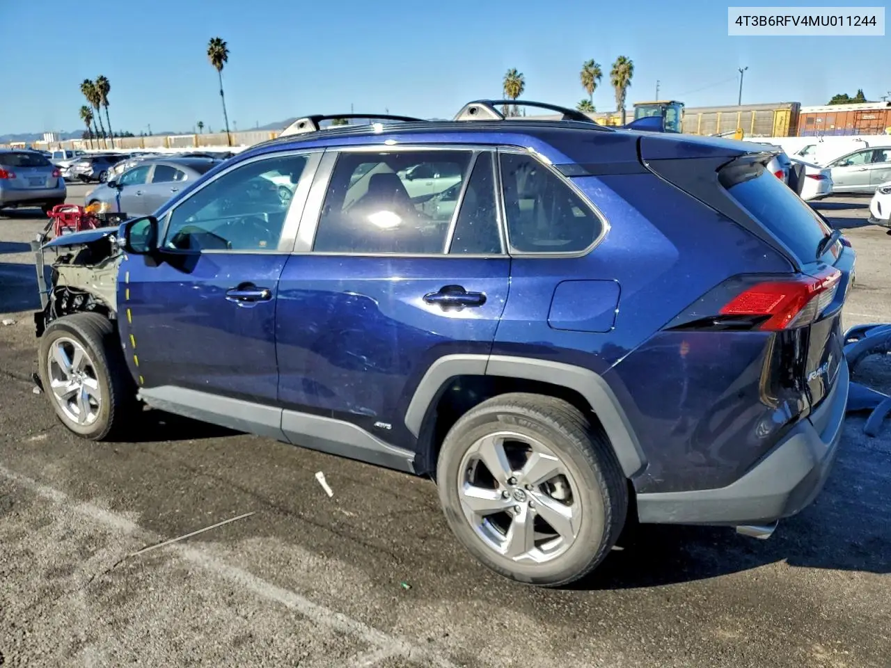 4T3B6RFV4MU011244 2021 Toyota Rav4 Xle Premium