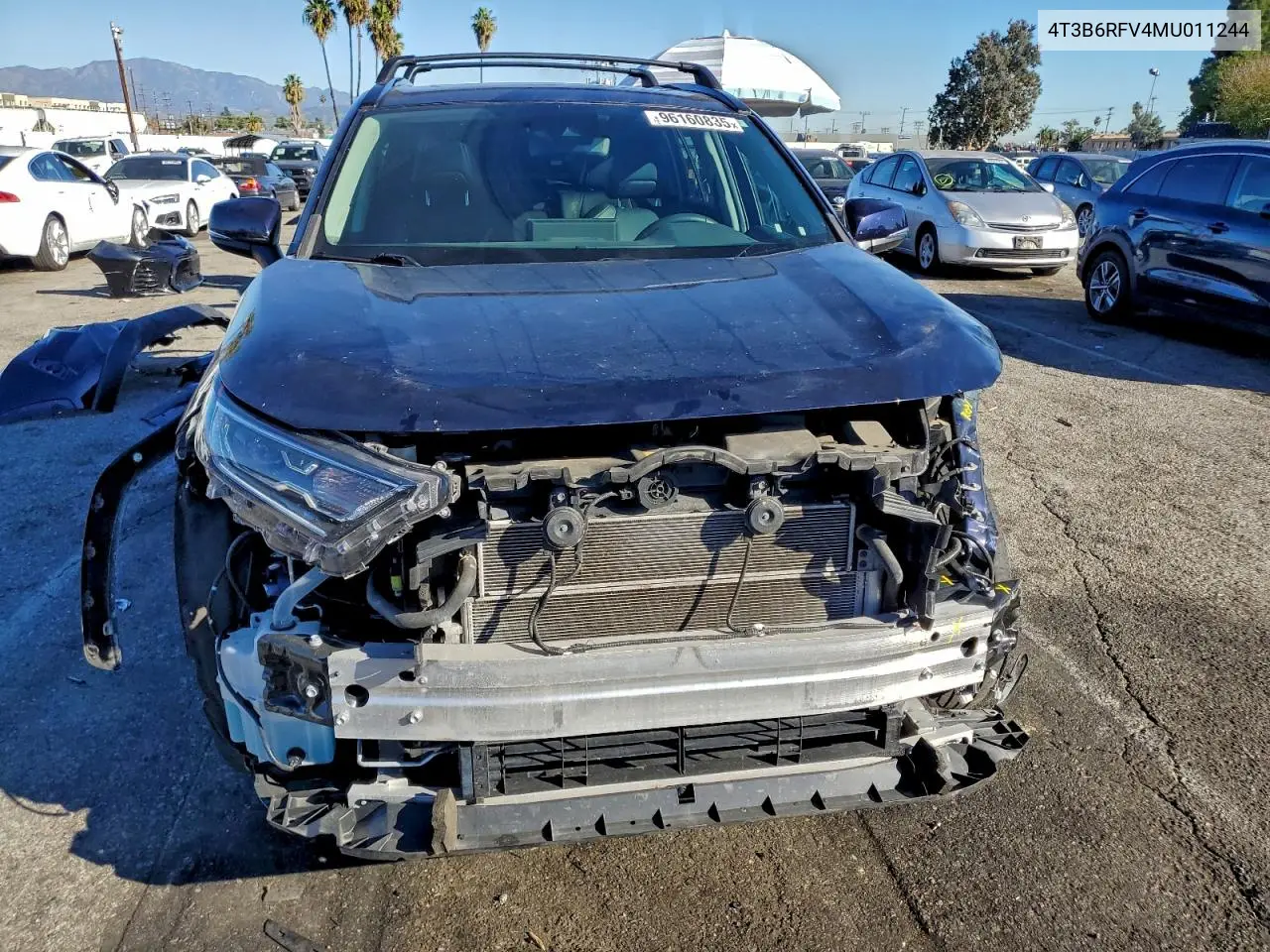 4T3B6RFV4MU011244 2021 Toyota Rav4 Xle Premium