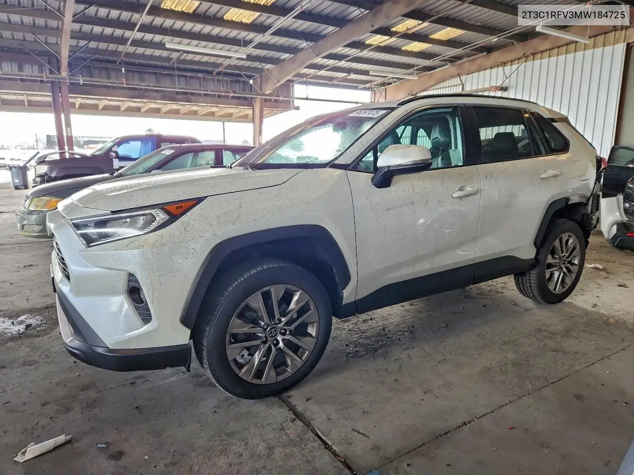 2T3C1RFV3MW184725 2021 Toyota Rav4 Xle Premium