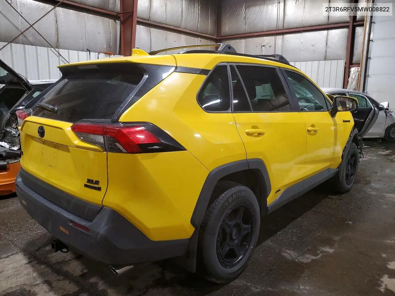 2T3R6RFV5MW008822 2021 Toyota Rav4 Xle