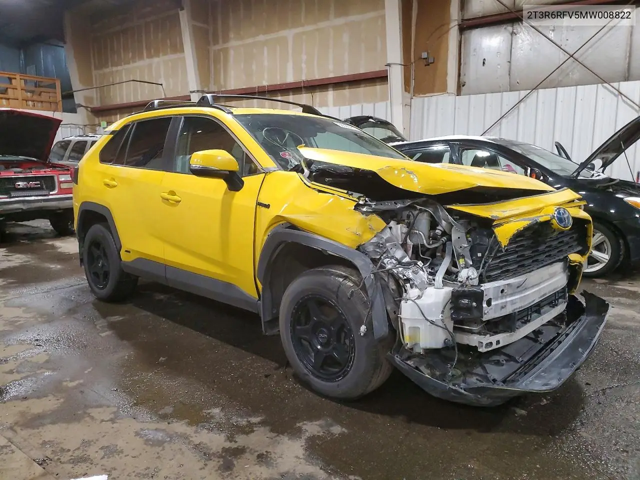 2T3R6RFV5MW008822 2021 Toyota Rav4 Xle