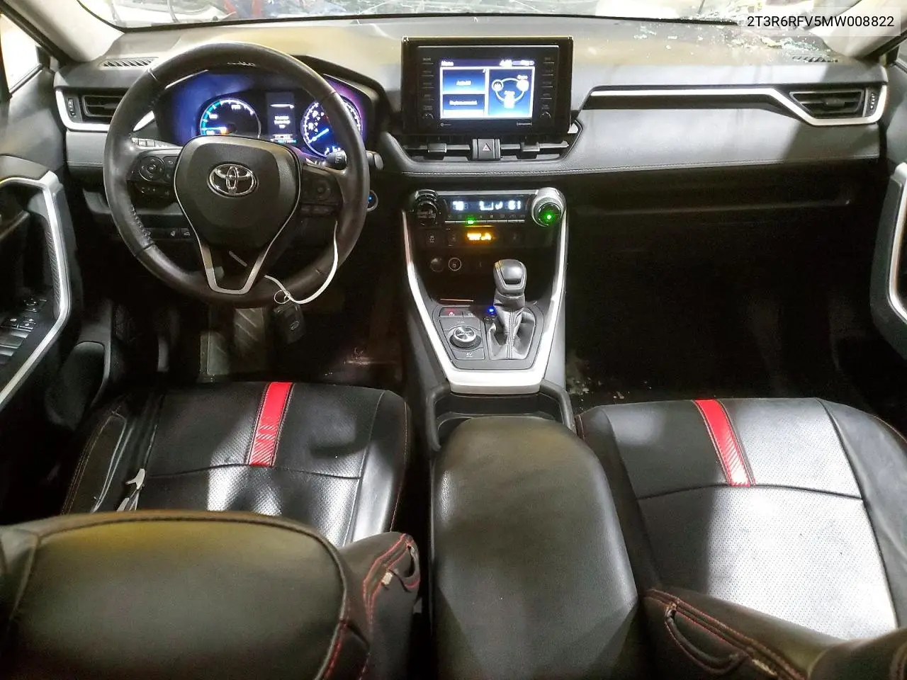 2T3R6RFV5MW008822 2021 Toyota Rav4 Xle