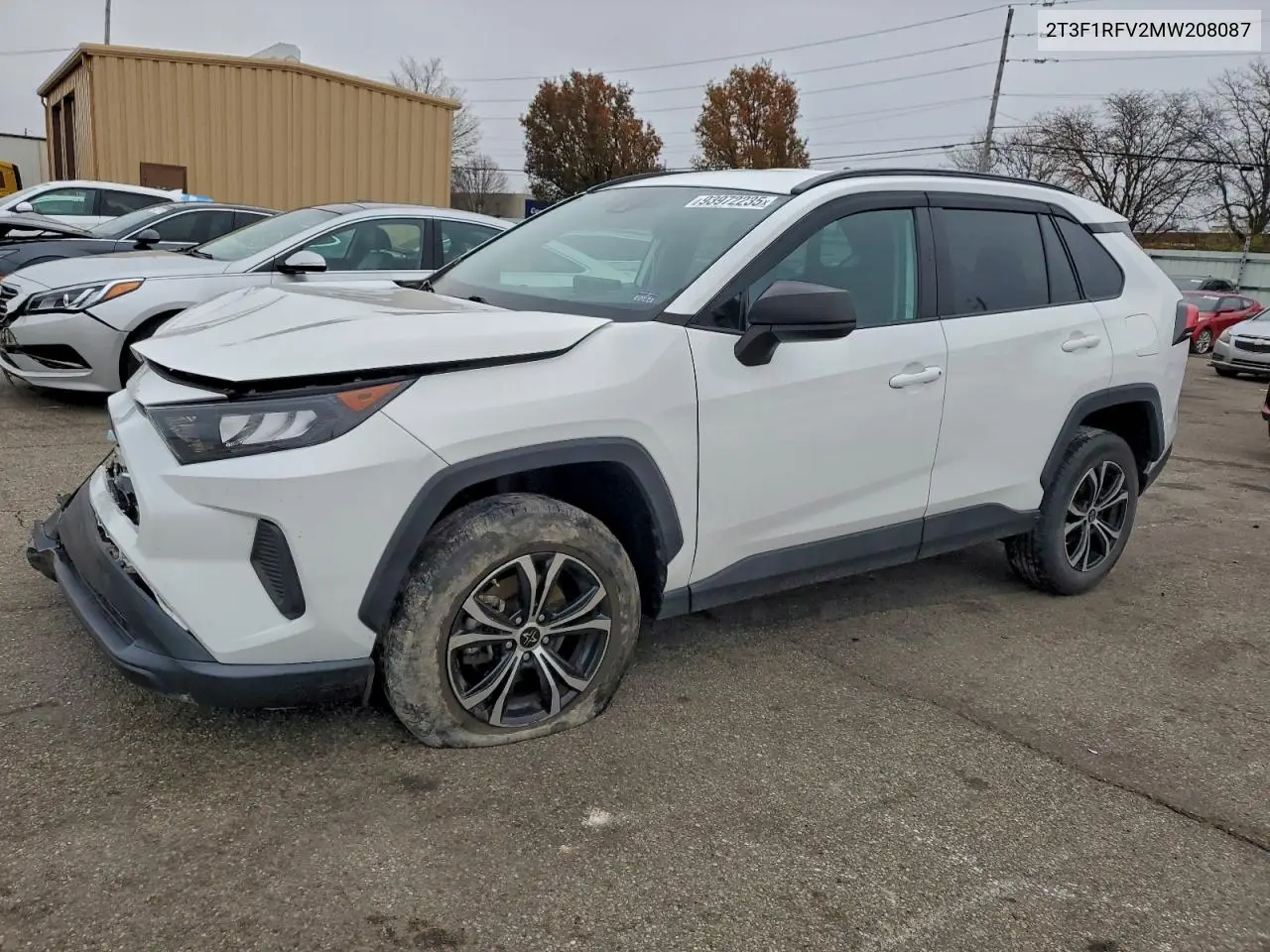 2T3F1RFV2MW208087 2021 Toyota Rav4 Le