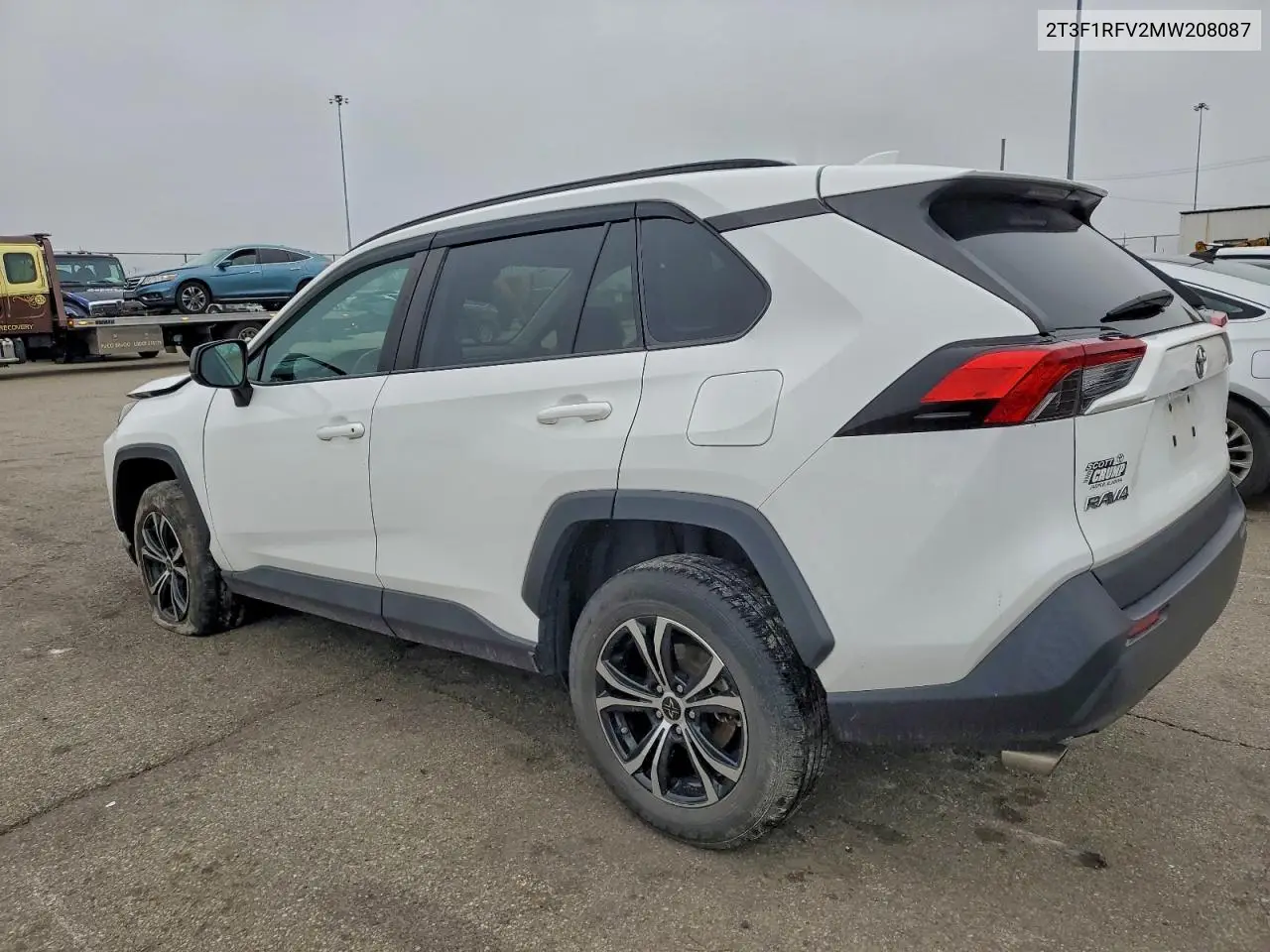 2T3F1RFV2MW208087 2021 Toyota Rav4 Le