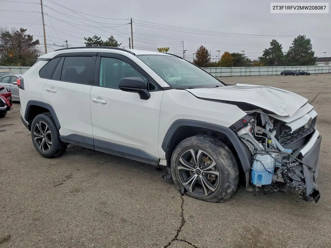 2T3F1RFV2MW208087 2021 Toyota Rav4 Le