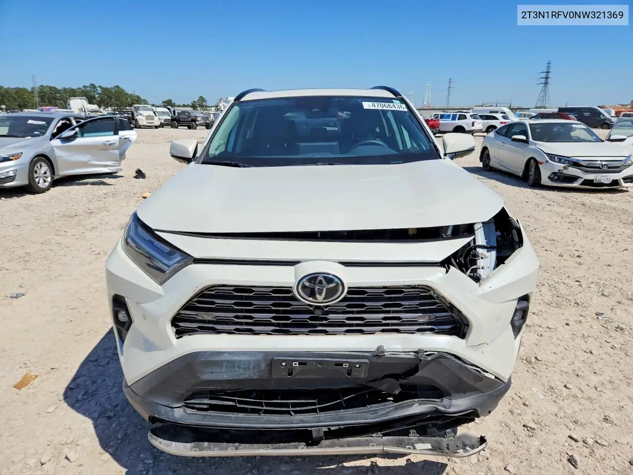 2T3N1RFV0NW321369 2022 Toyota Rav4 Limited