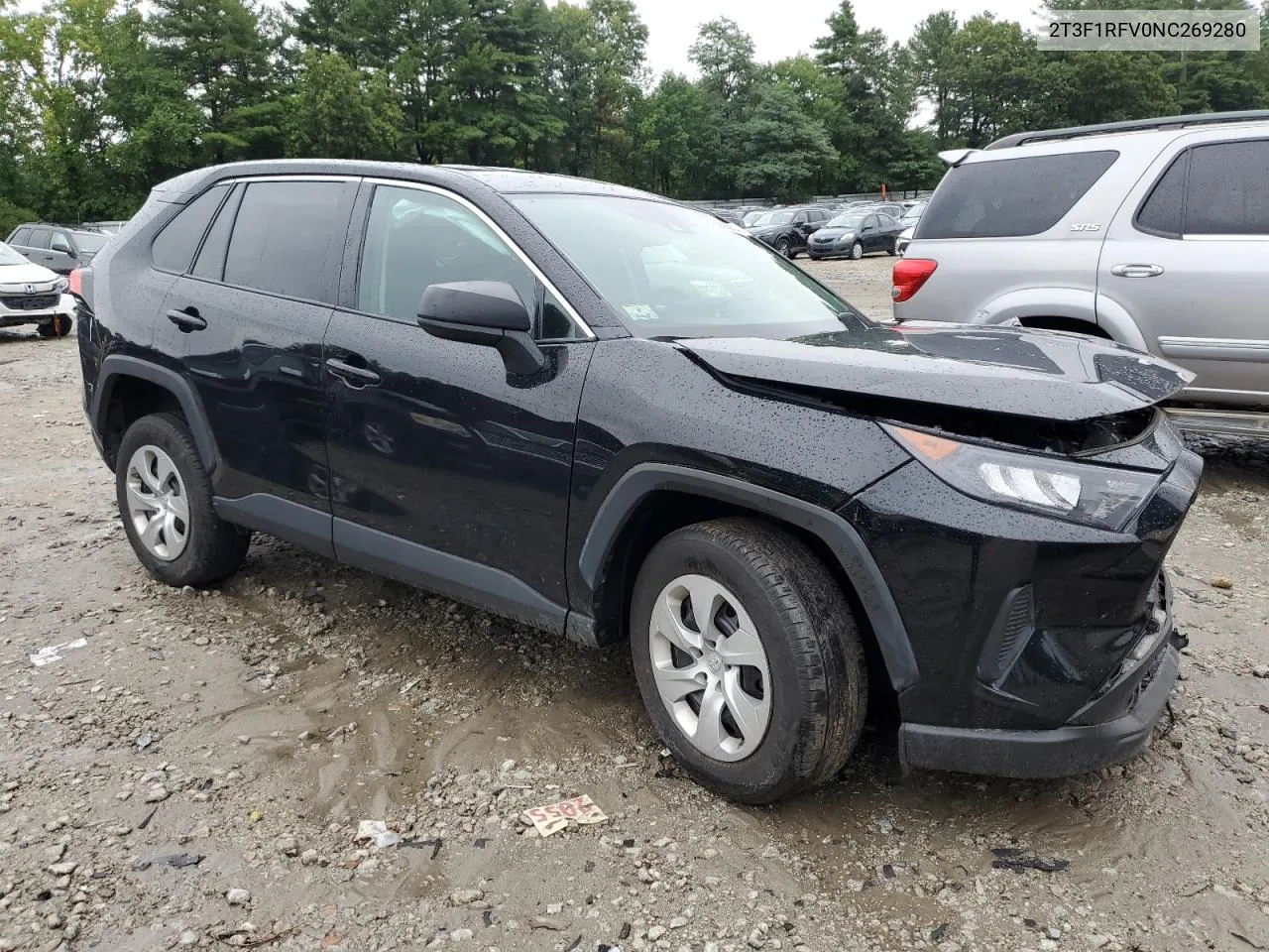 2T3F1RFV0NC269280 2022 Toyota Rav4 Le