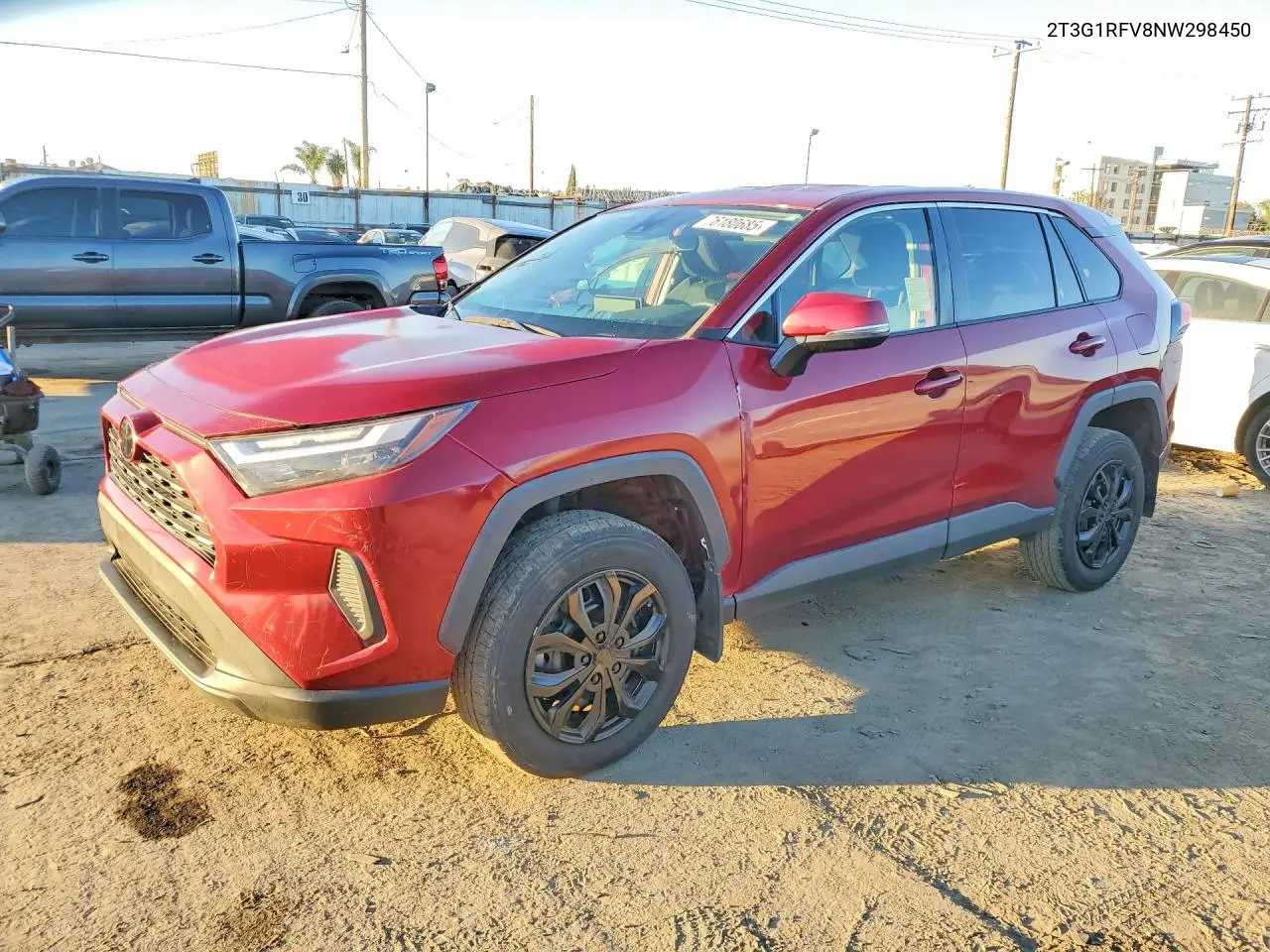 2T3G1RFV8NW298450 2022 Toyota Rav4 Le