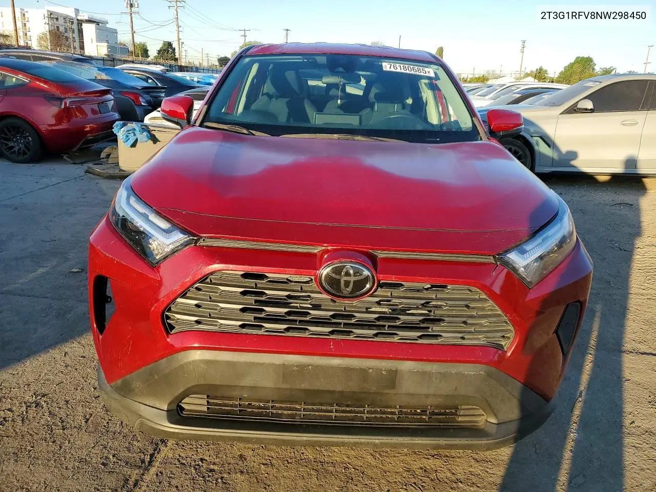 2T3G1RFV8NW298450 2022 Toyota Rav4 Le