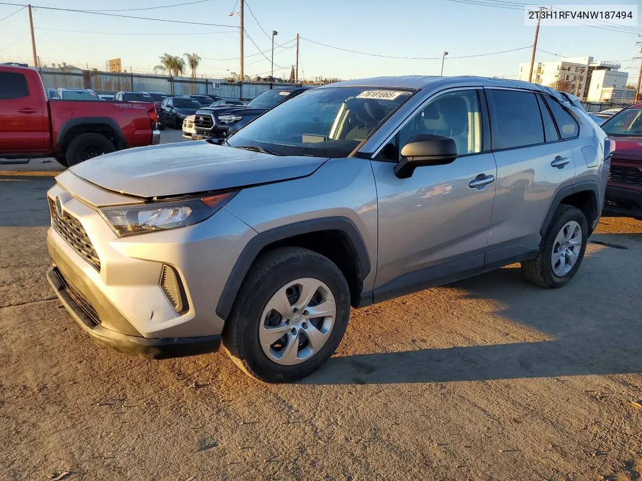 2T3H1RFV4NW187494 2022 Toyota Rav4 Le