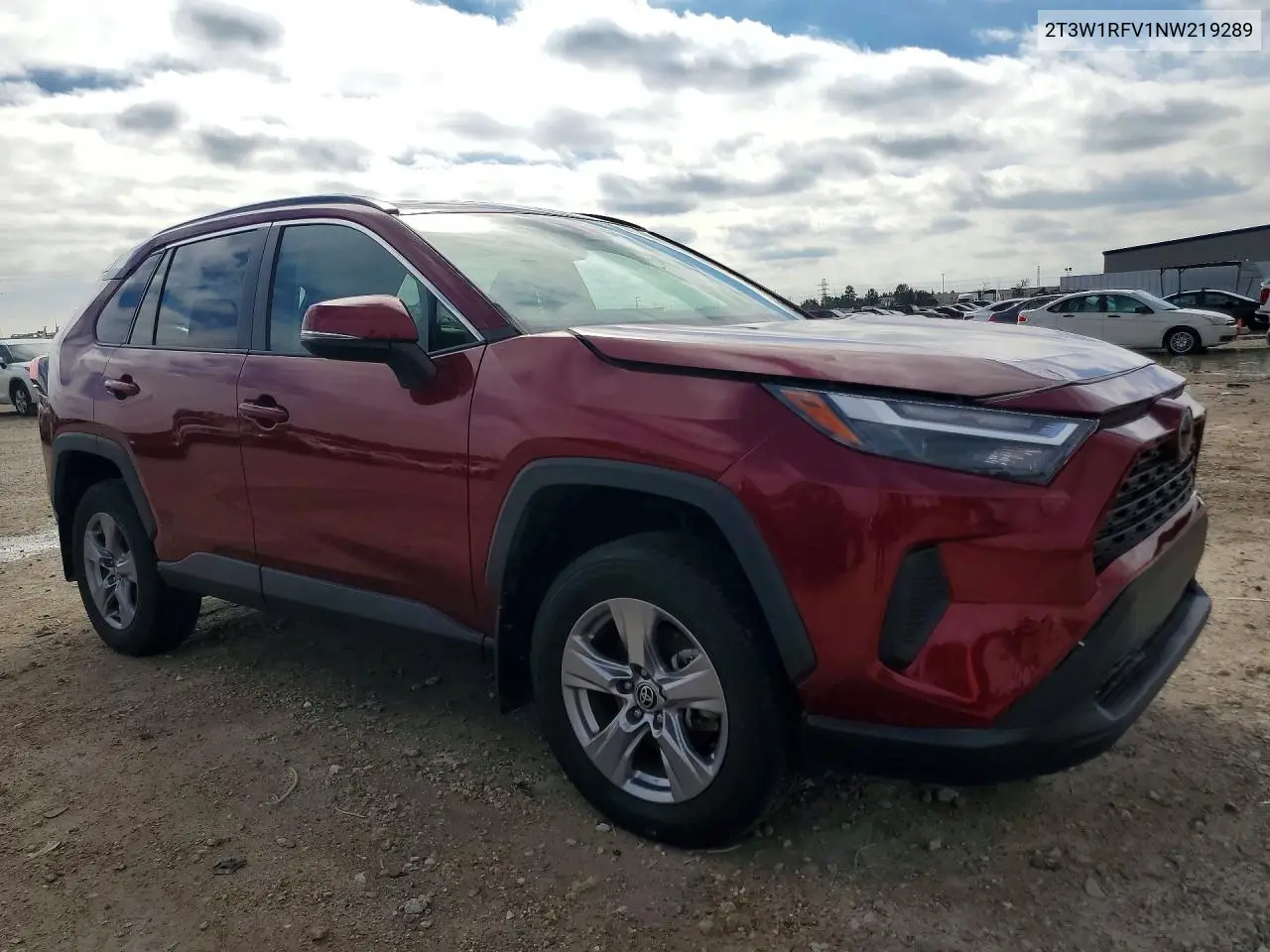 2T3W1RFV1NW219289 2022 Toyota Rav4 Xle
