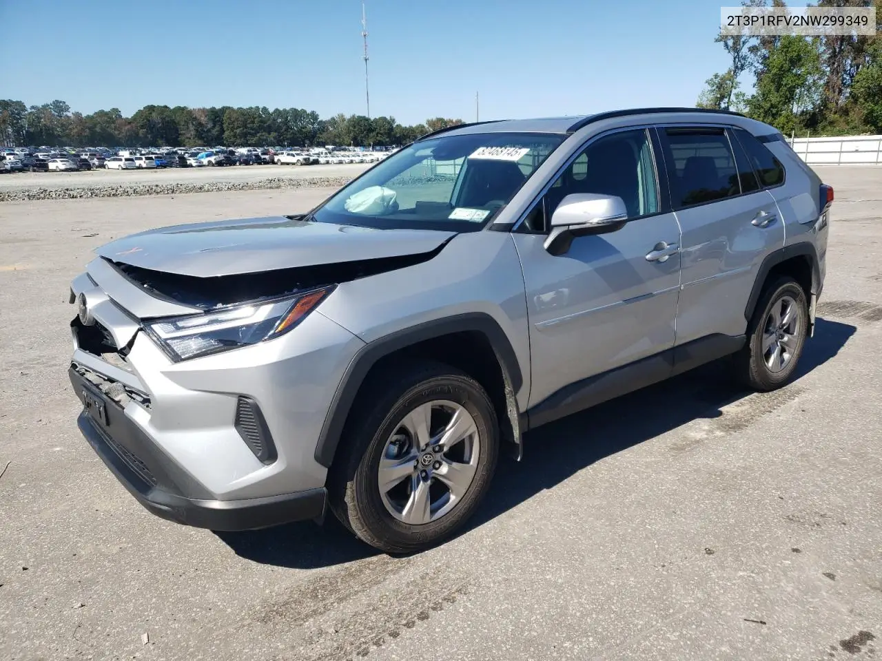 2T3P1RFV2NW299349 2022 Toyota Rav4 Xle