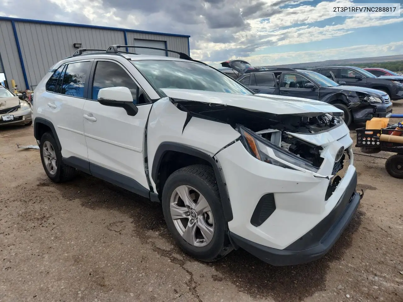 2T3P1RFV7NC288817 2022 Toyota Rav4 Xle