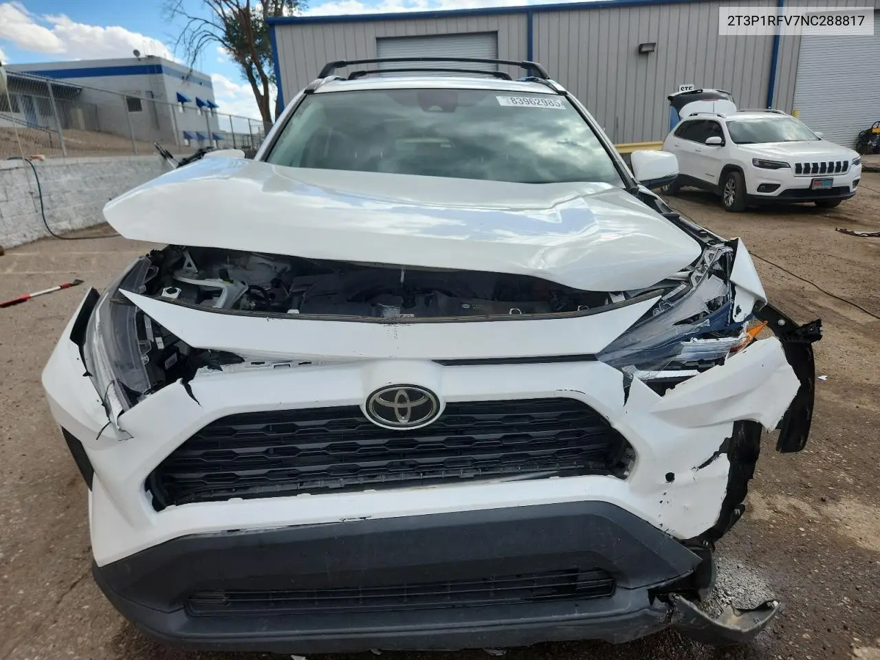 2T3P1RFV7NC288817 2022 Toyota Rav4 Xle