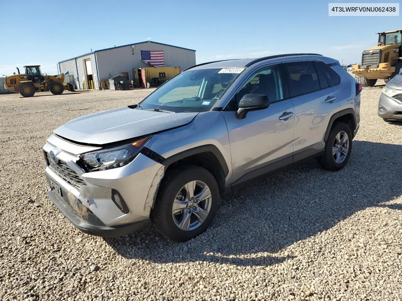 4T3LWRFV0NU062438 2022 Toyota Rav4 Le