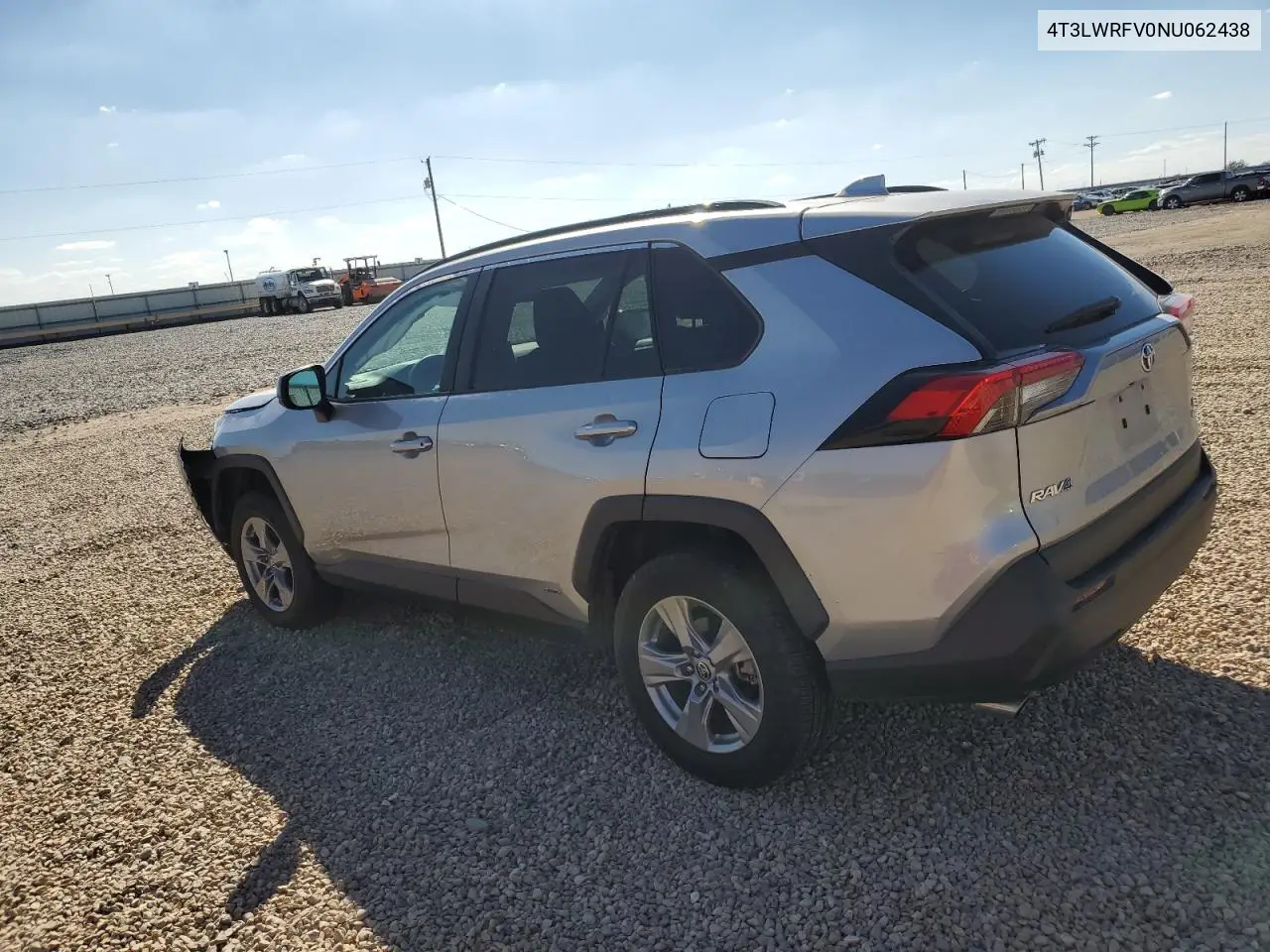 4T3LWRFV0NU062438 2022 Toyota Rav4 Le